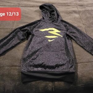 Nike 3 Brand Kids Black Hoodie Youth Size Large 12/13